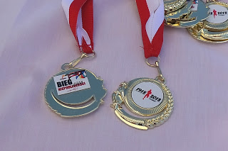 Bieg Niepodległości. BumBieg medal Bieg Niepodległości. BumBieg medal